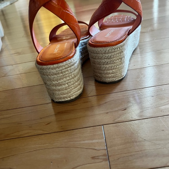 Mark Fisher Orange Summer Platforms - Picture 5 of 5